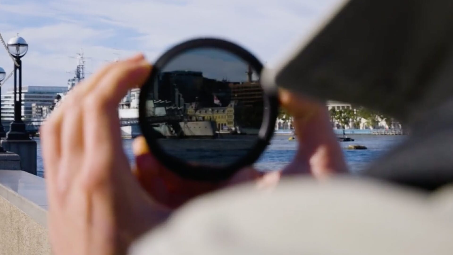 A photographer shoots London, trialing circular filters