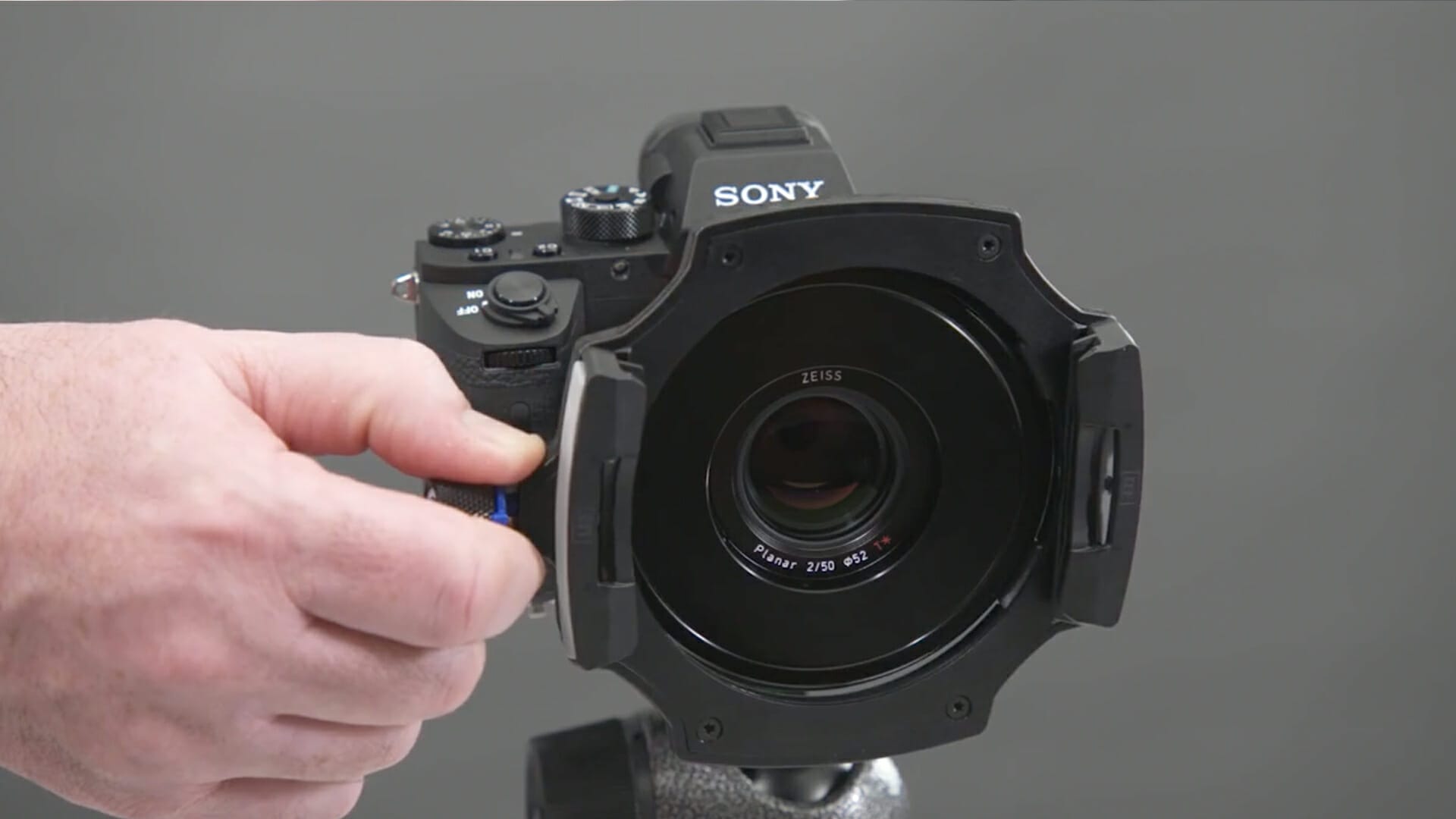 Joe Cornish applies the LEE100 system to a camera