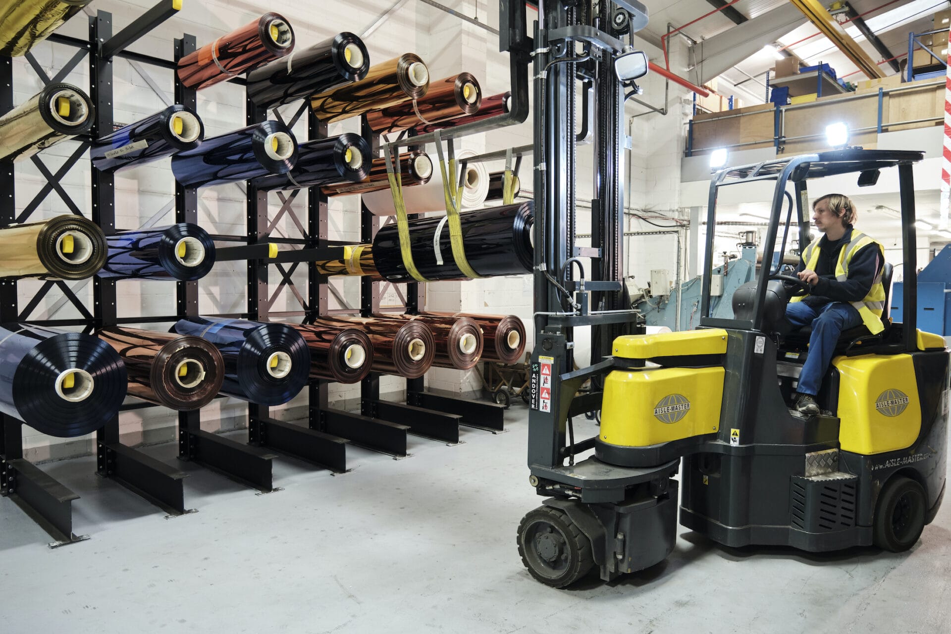 light gels being transported in our facility